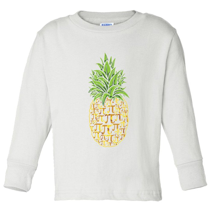 Chicken Pot Pie Math Day Pi Symbol Happy Pi Day Gift Toddler Long Sleeve Shirt