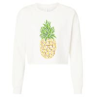 Chicken Pot Pie Math Day Pi Symbol Happy Pi Day Gift Cropped Pullover Crew