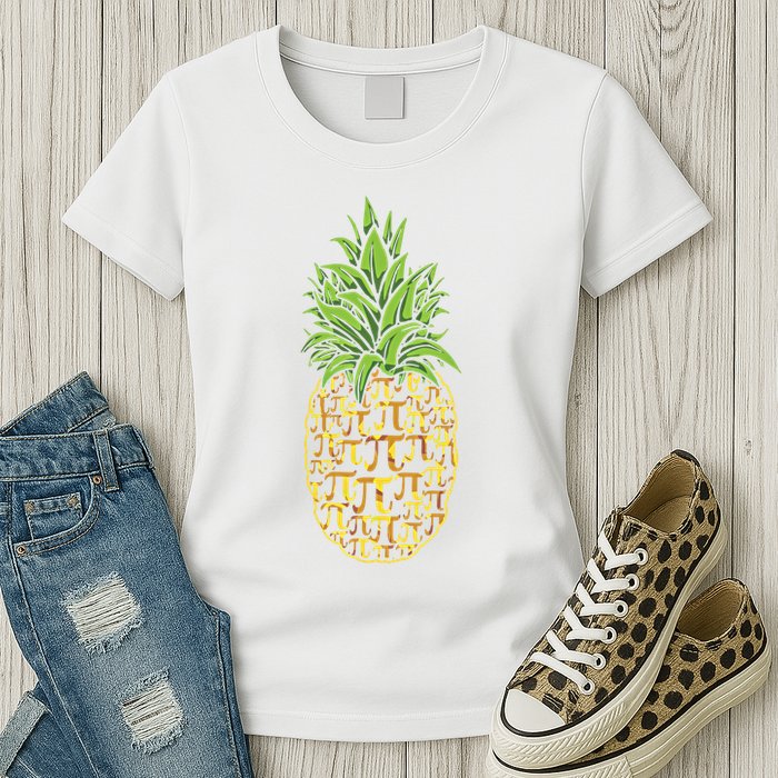 Chicken Pot Pie Math Day Pi Symbol Happy Pi Day Gift Womens T-Shirt