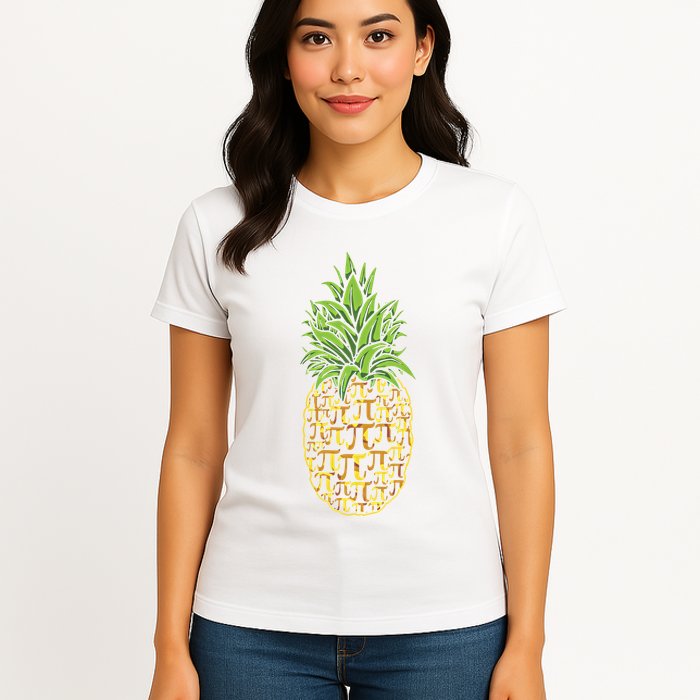 Chicken Pot Pie Math Day Pi Symbol Happy Pi Day Gift Womens T-Shirt