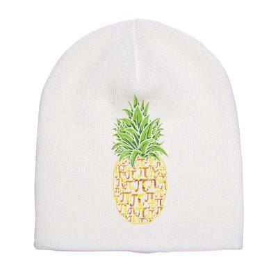 Chicken Pot Pie Math Day Pi Symbol Happy Pi Day Gift Short Acrylic Beanie