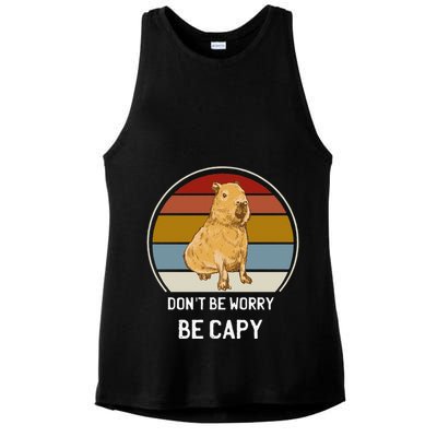 Capybara Peluches Party Peluche Capybara Big Capybara Plush Ladies PosiCharge Tri-Blend Wicking Tank