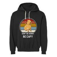 Capybara Peluches Party Peluche Capybara Big Capybara Plush Garment-Dyed Fleece Hoodie