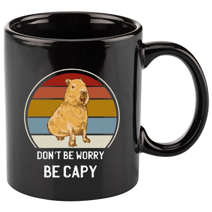 Capybara Peluches Party Peluche Capybara Big Capybara Plush 11oz C Handle Ceramic Mug