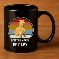 Capybara Peluches Party Peluche Capybara Big Capybara Plush 11oz C Handle Ceramic Mug