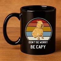 Capybara Peluches Party Peluche Capybara Big Capybara Plush 11oz C Handle Ceramic Mug