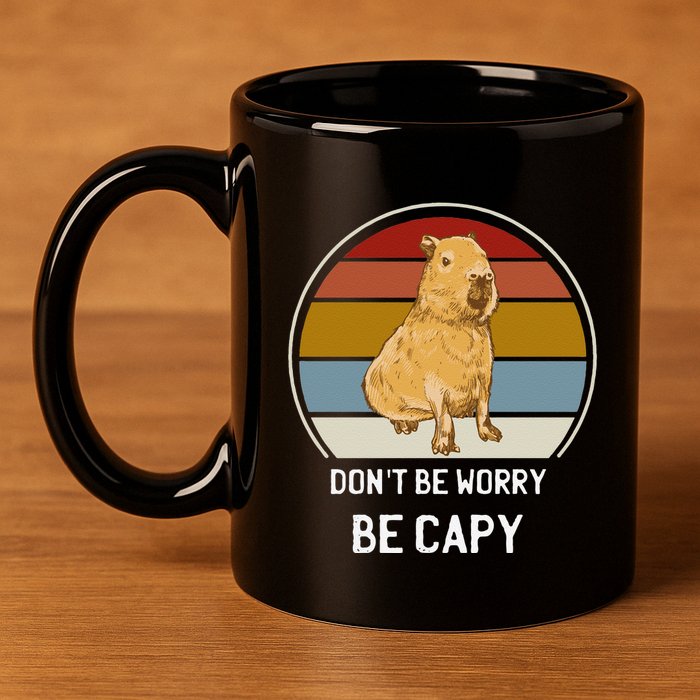 Capybara Peluches Party Peluche Capybara Big Capybara Plush 11oz C Handle Ceramic Mug