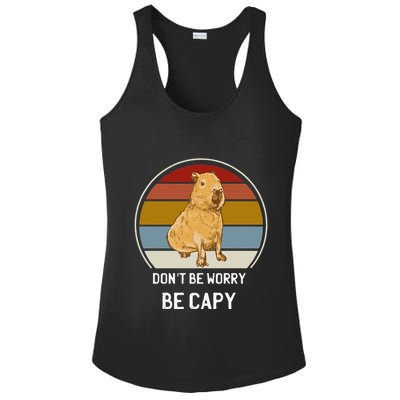 Capybara Peluches Party Peluche Capybara Big Capybara Plush Ladies PosiCharge Competitor Racerback Tank