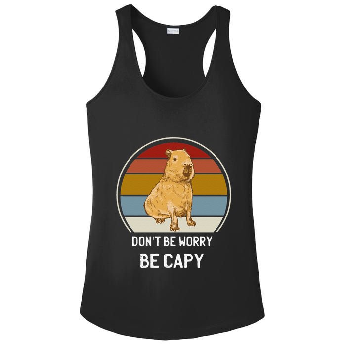 Capybara Peluches Party Peluche Capybara Big Capybara Plush Ladies PosiCharge Competitor Racerback Tank
