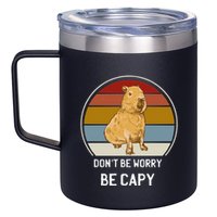 Capybara Peluches Party Peluche Capybara Big Capybara Plush 12oz Stainless Steel Coffee Mug