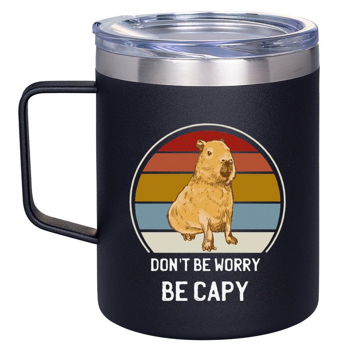 Capybara Peluches Party Peluche Capybara Big Capybara Plush 12oz Stainless Steel Coffee Mug