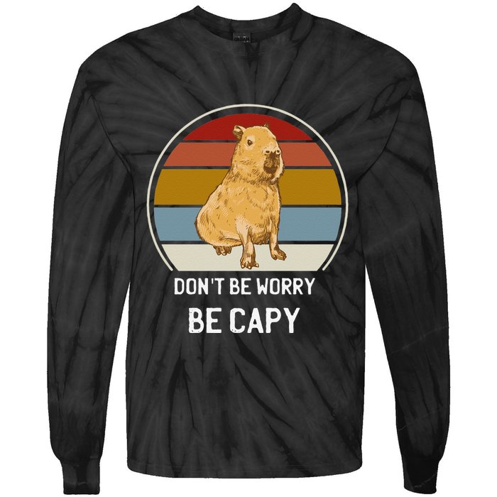 Capybara Peluches Party Peluche Capybara Big Capybara Plush Tie-Dye Long Sleeve Shirt