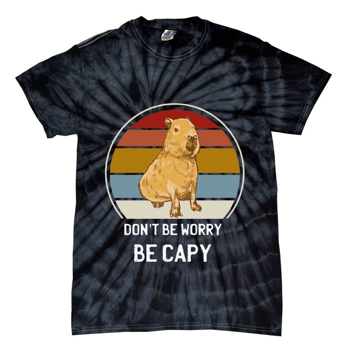 Capybara Peluches Party Peluche Capybara Big Capybara Plush Tie-Dye T-Shirt