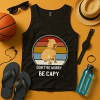 Capybara Peluches Party Peluche Capybara Big Capybara Plush Tank Top