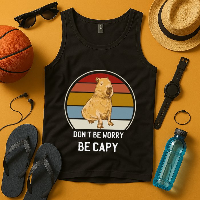 Capybara Peluches Party Peluche Capybara Big Capybara Plush Tank Top