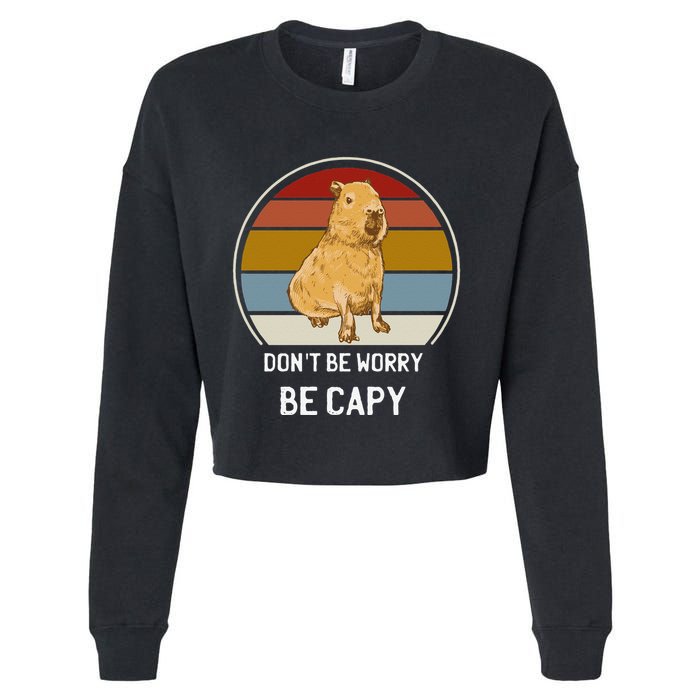 Capybara Peluches Party Peluche Capybara Big Capybara Plush Cropped Pullover Crew