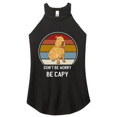 Capybara Peluches Party Peluche Capybara Big Capybara Plush Women's Perfect Tri Rocker Tank