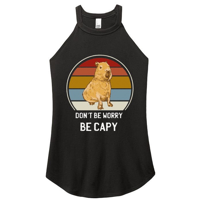 Capybara Peluches Party Peluche Capybara Big Capybara Plush Women's Perfect Tri Rocker Tank
