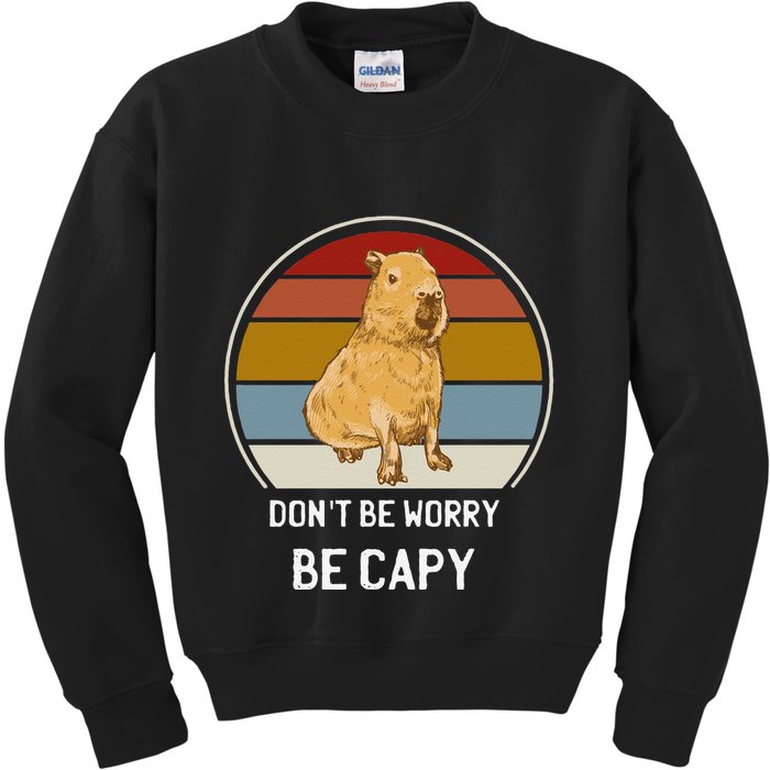 Capybara Peluches Party Peluche Capybara Big Capybara Plush Kids Sweatshirt