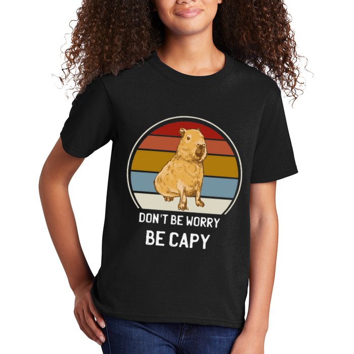 Capybara Peluches Party Peluche Capybara Big Capybara Plush Kids T-Shirt