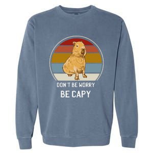 Capybara Peluches Party Peluche Capybara Big Capybara Plush Garment-Dyed Sweatshirt