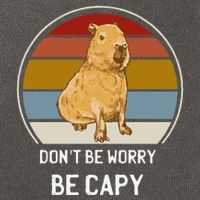 Capybara Peluches Party Peluche Capybara Big Capybara Plush Cotton Canvas Backpack