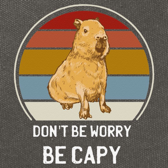 Capybara Peluches Party Peluche Capybara Big Capybara Plush Cotton Canvas Backpack