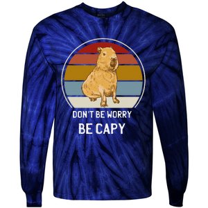 Capybara Peluches Party Peluche Capybara Big Capybara Plush Tie-Dye Long Sleeve Shirt