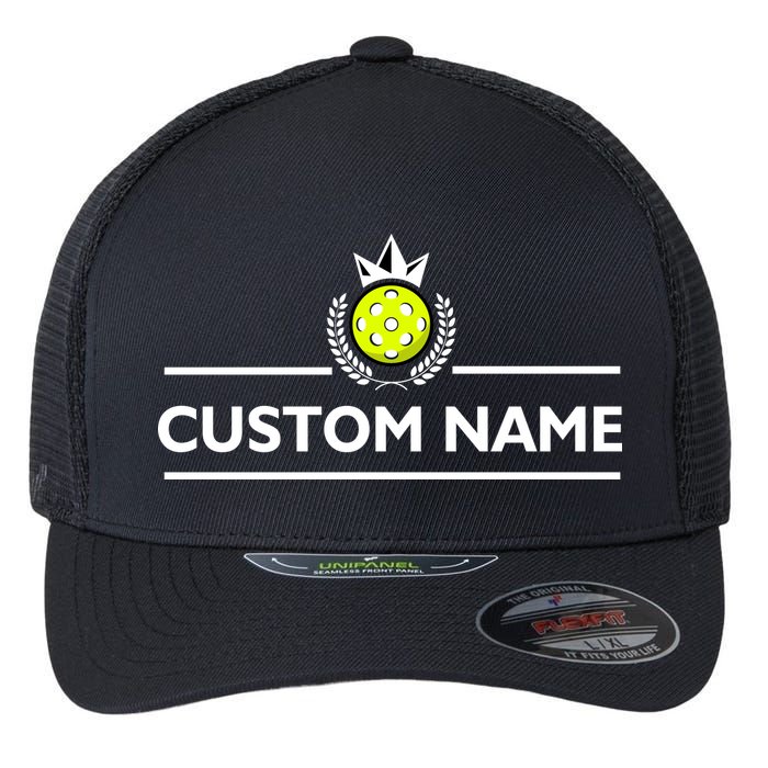 Custom Pickleball Personalize Team Name Flexfit Unipanel Trucker Cap