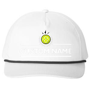 Custom Pickleball Personalize Team Name Snapback Five-Panel Rope Hat