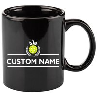 Custom Pickleball Personalize Team Name 11oz C Handle Ceramic Mug