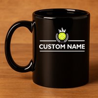 Custom Pickleball Personalize Team Name 11oz C Handle Ceramic Mug