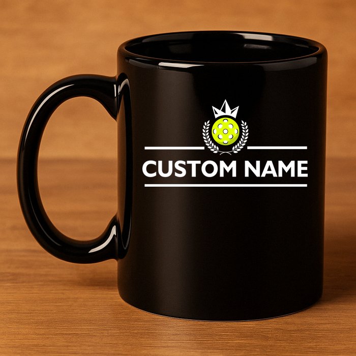 Custom Pickleball Personalize Team Name 11oz C Handle Ceramic Mug