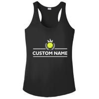 Custom Pickleball Personalize Team Name Ladies PosiCharge Competitor Racerback Tank