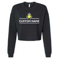 Custom Pickleball Personalize Team Name Cropped Pullover Crew