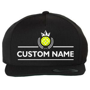 Custom Pickleball Personalize Team Name Wool Snapback Cap