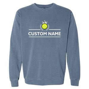 Custom Pickleball Personalize Team Name Garment-Dyed Sweatshirt