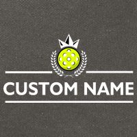 Custom Pickleball Personalize Team Name Cotton Canvas Backpack