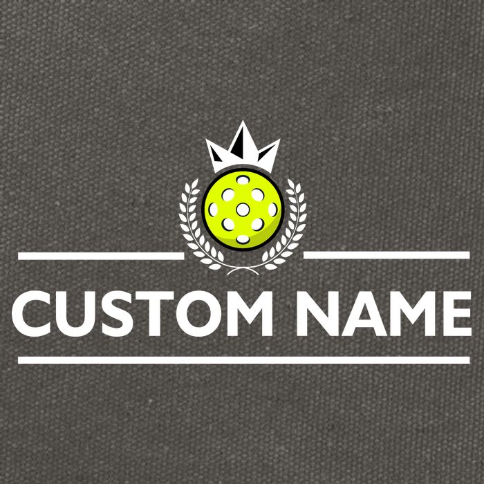 Custom Pickleball Personalize Team Name Cotton Canvas Backpack