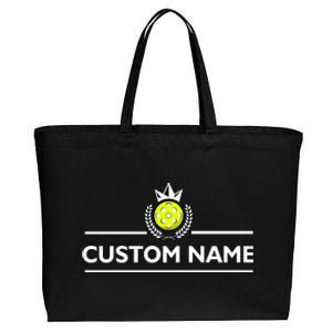 Custom Pickleball Personalize Team Name Cotton Canvas Jumbo Tote