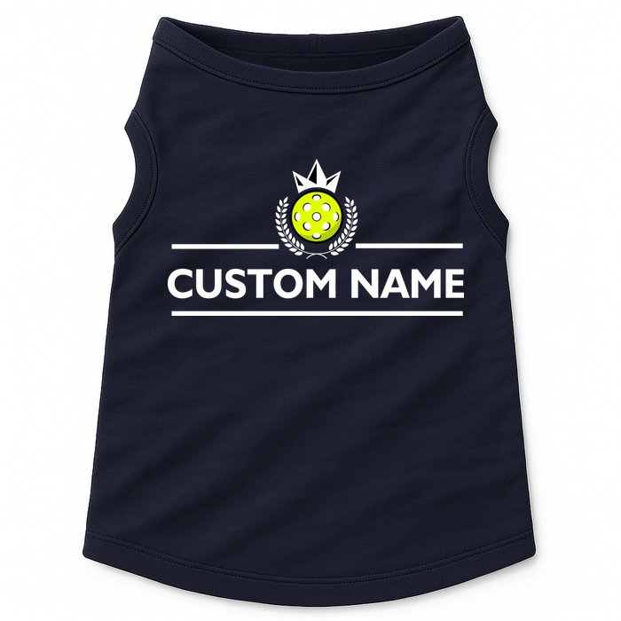 Custom Pickleball Personalize Team Name Doggie Tank