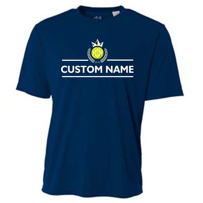 Custom Pickleball Personalize Team Name Cooling Performance Crew T-Shirt