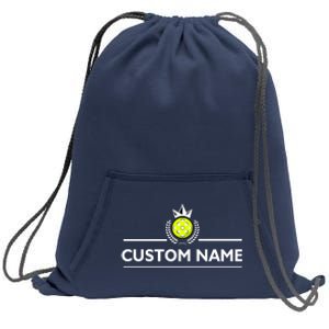 Custom Pickleball Personalize Team Name Sweatshirt Cinch Pack Bag