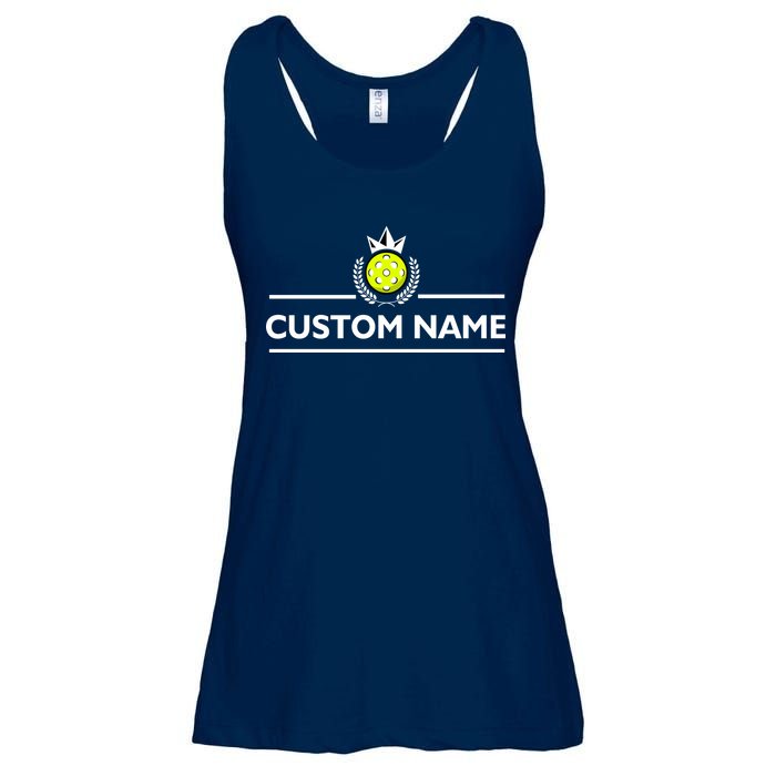 Custom Pickleball Personalize Team Name Ladies Essential Flowy Tank
