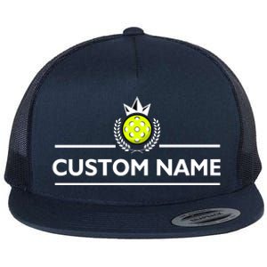 Custom Pickleball Personalize Team Name Flat Bill Trucker Hat