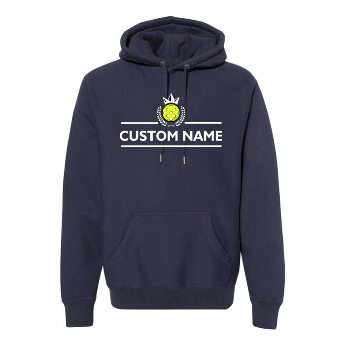 Custom Pickleball Personalize Team Name Premium Hoodie