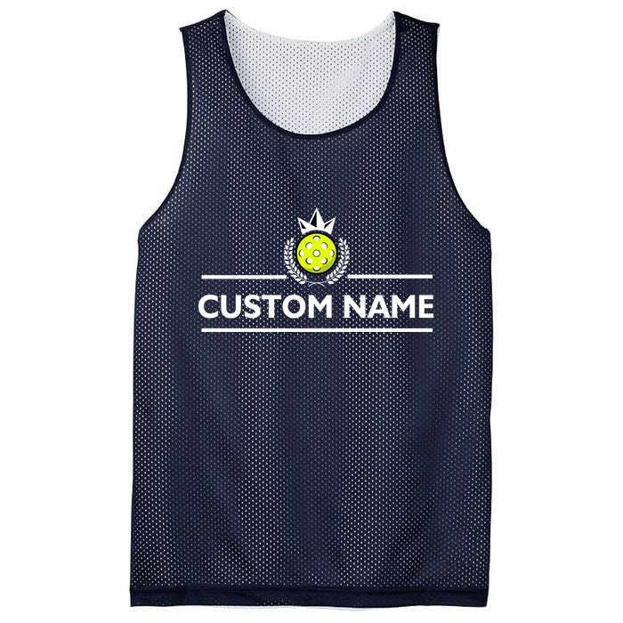 Custom Pickleball Personalize Team Name Mesh Reversible Basketball Jersey Tank