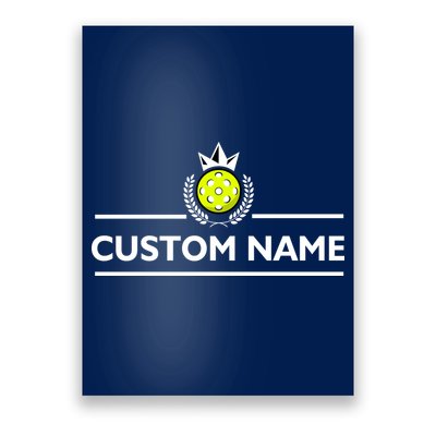 Custom Pickleball Personalize Team Name Poster