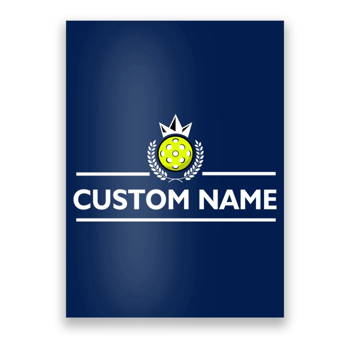 Custom Pickleball Personalize Team Name Poster