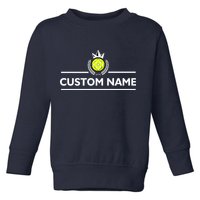 Custom Pickleball Personalize Team Name Toddler Sweatshirt